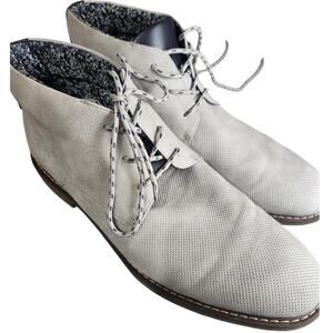 Madden Mens Size 13 Chukka gray lace up‎ dress shoes "Sestin" model